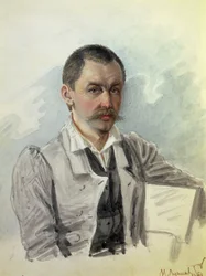 Porträt von M. Lunin, Peter-Gefängnis